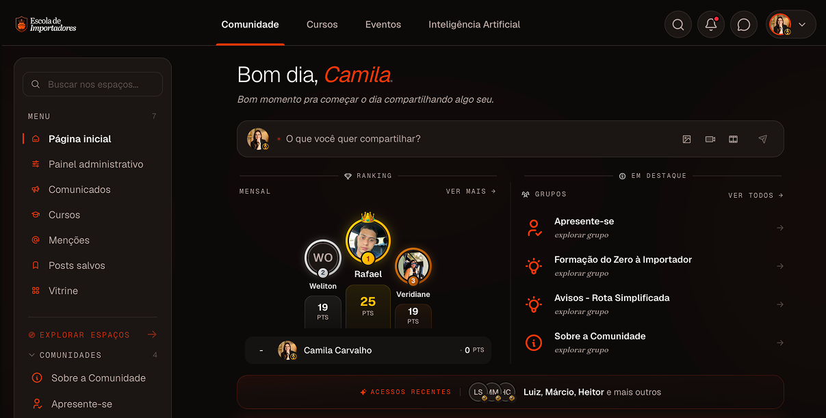 Versão web do painel Montinho × Montão com ranking e estatísticas