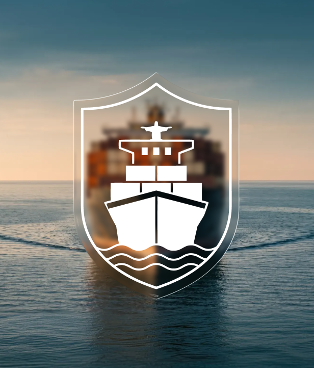 Brasão de navio ao pôr do sol — teaser da edição de agosto